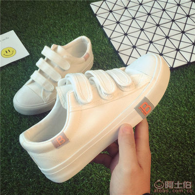 易步3038 春季新风尚，魔术贴女鞋引领休闲简约潮流